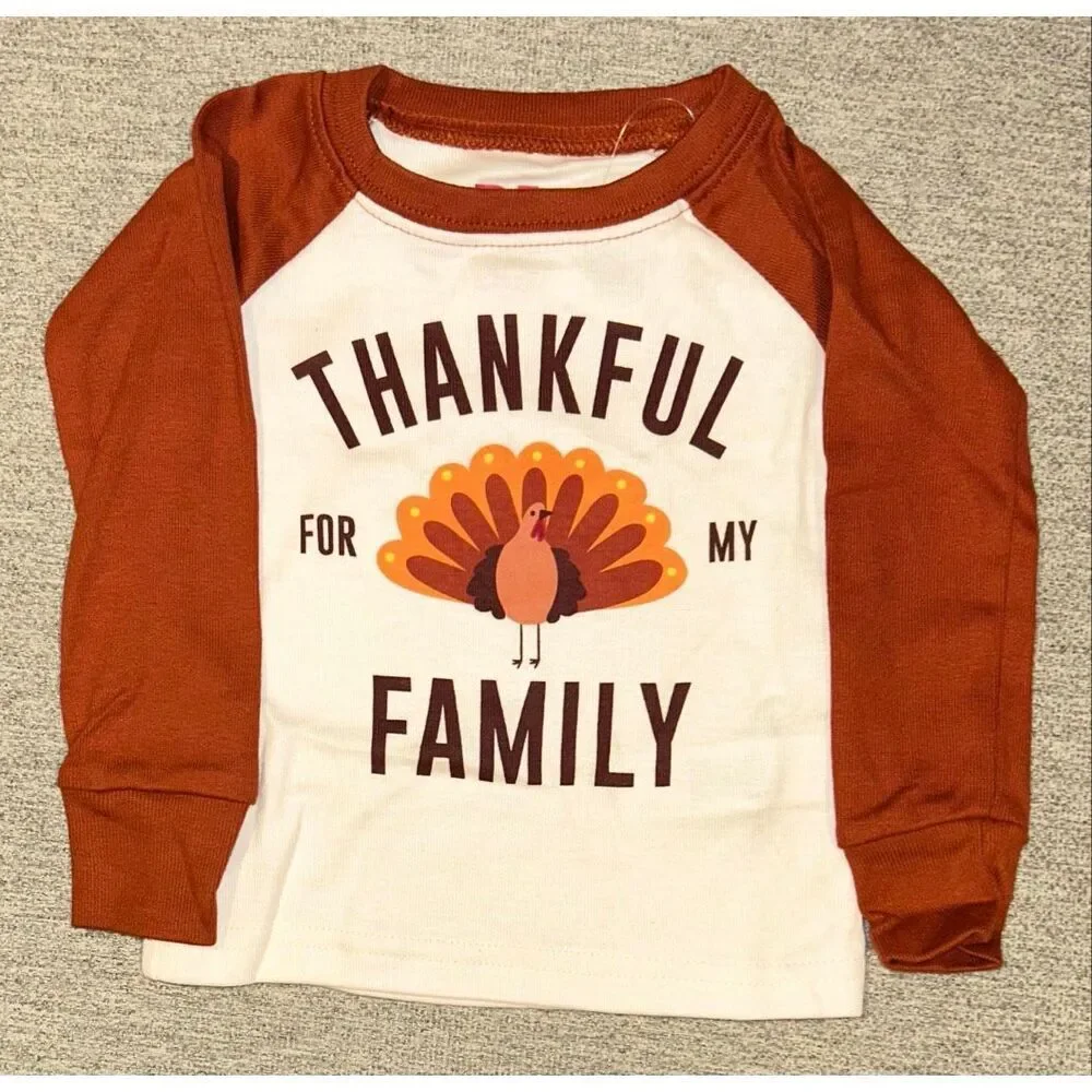 The Children’s Place Thanksgiving Pajamas size 0-3 mos